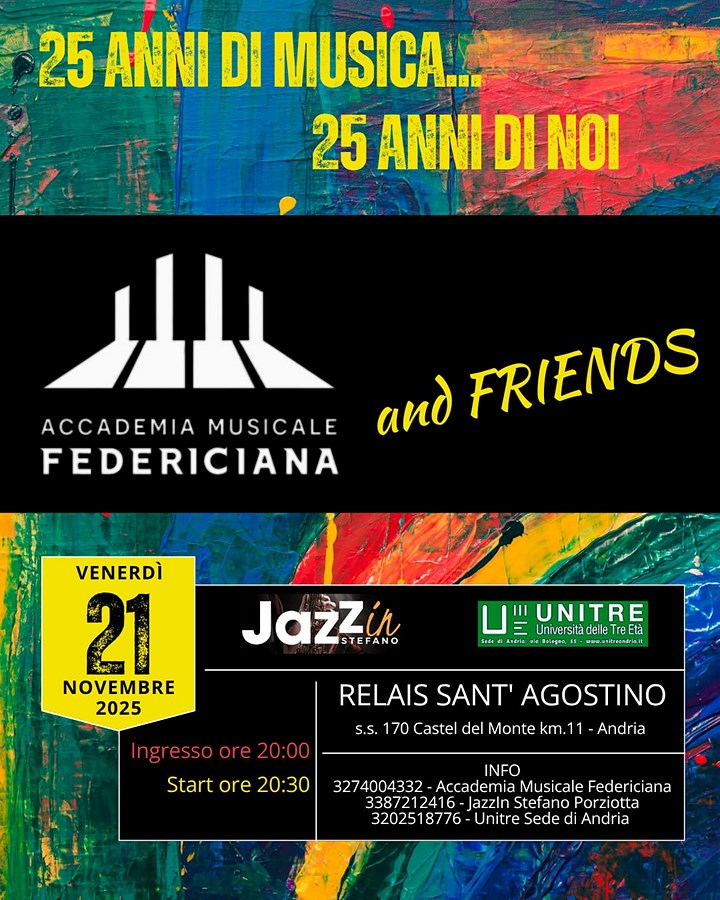 25 anni di musica 25 anni di noi