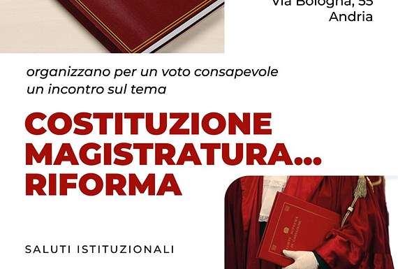 Costituzione Magistratura Riforma